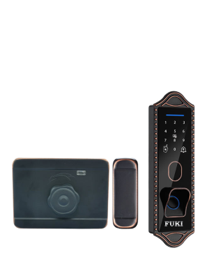Khóa cửa cổng FUKI FS81 Pro - Vân tay 1 mặt