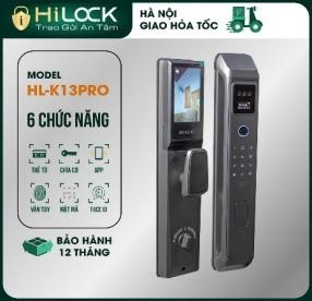 Khóa vân tay, nhận diện khuôn mặt Face ID HILOCK HL - K13 (Xám)